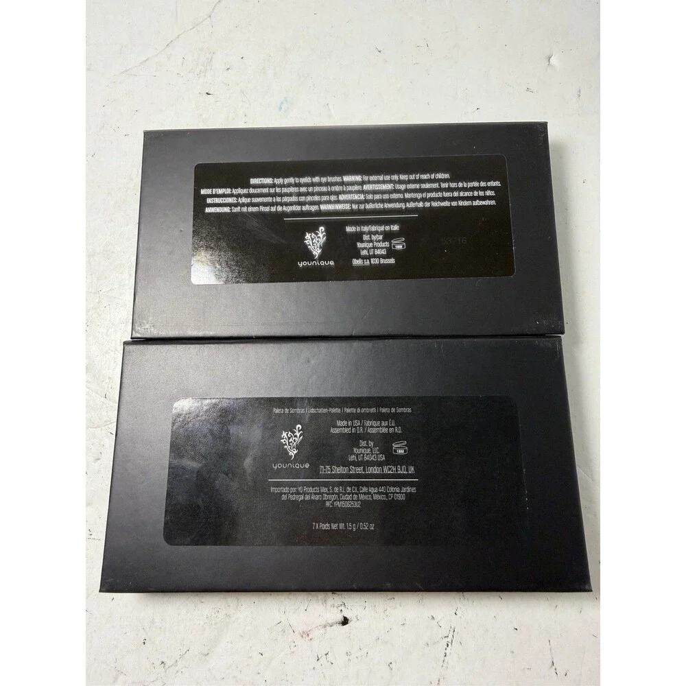 Younique Moodstruck Eye Shadow Palette ADDICTION 6 and 4 Lot of 2 DISCONTINUED